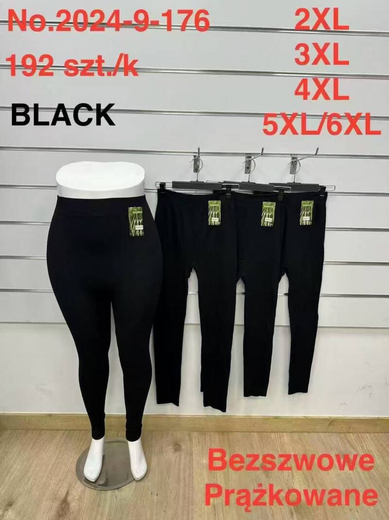 Leginsy damskie Roz 2XL-6XL, 1 kolor Paczka 10 szt